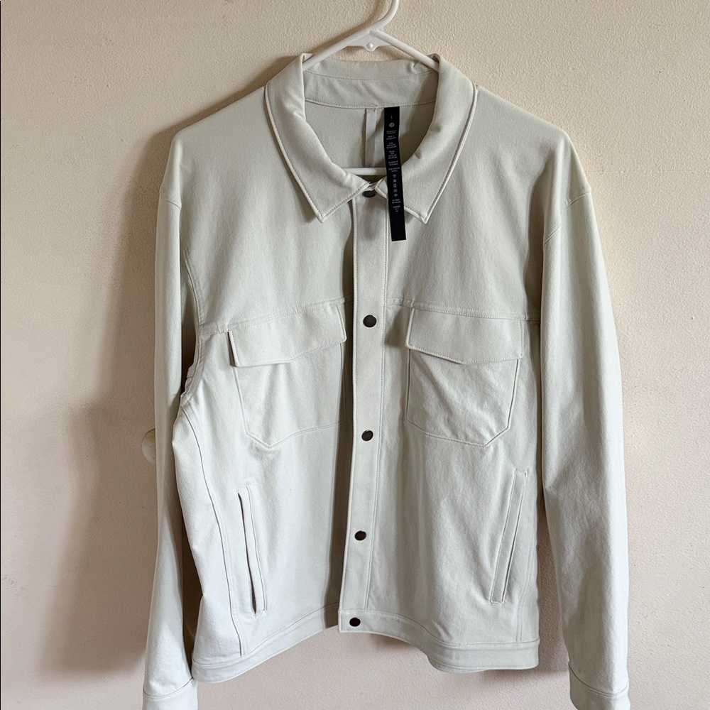 Lululemon Athletica Men's Off-White Shirt Jacket